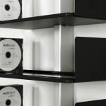 Wallstreet-totem-Regalsystem totem regal detailbild dvd-tablar cd-tablar